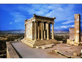 The temple of Athena Nike Apteros